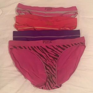 Victoria’s Secret PINK bundle of 4 panties